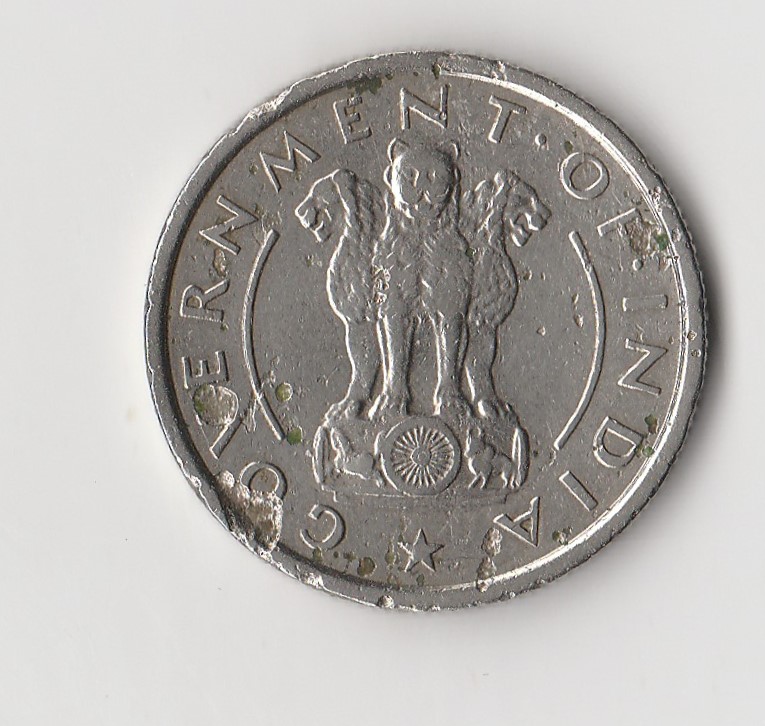  1/2 Rupee Indien 1954 (N102)   