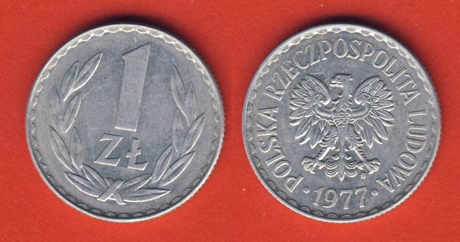  Polen 1 Zloty 1977   