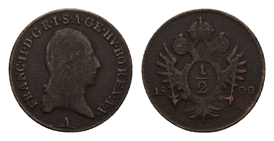  Österreich; Kleinmünze 1800   