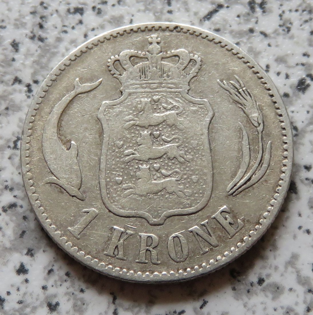  Dänemark 1 Krone 1876   