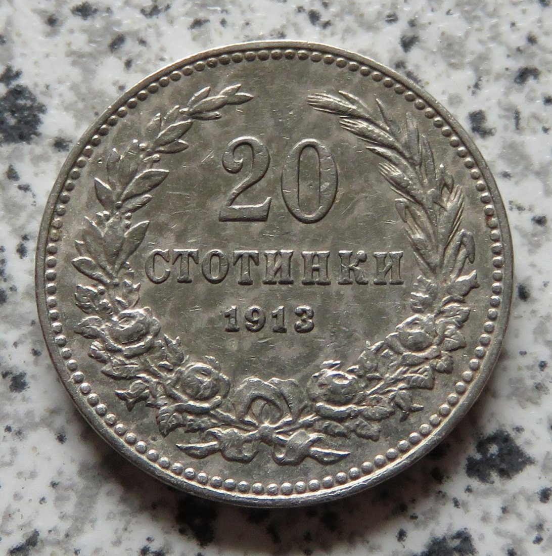  Bulgarien 20 Stotinki 1913   