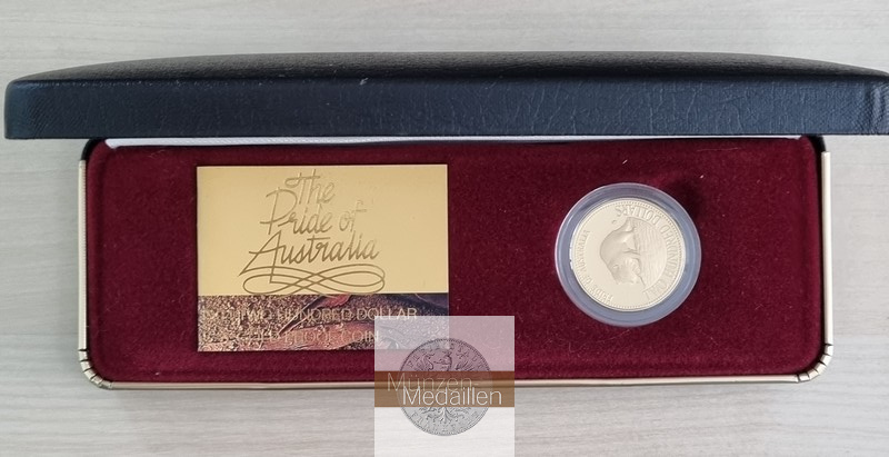  Australien. 200 Dollar 1994 Pride of Australia Tasmanischer Teufel MM-Frankfurt Feingold 9.17g   