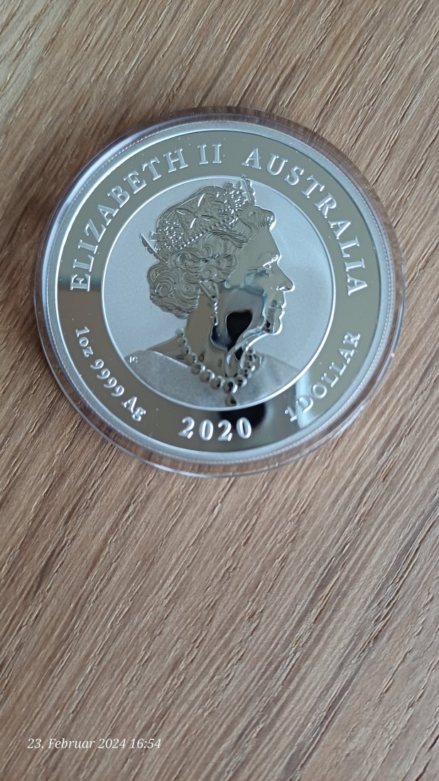  Australien Bulle und Bär 2020 Silber  1 oz   