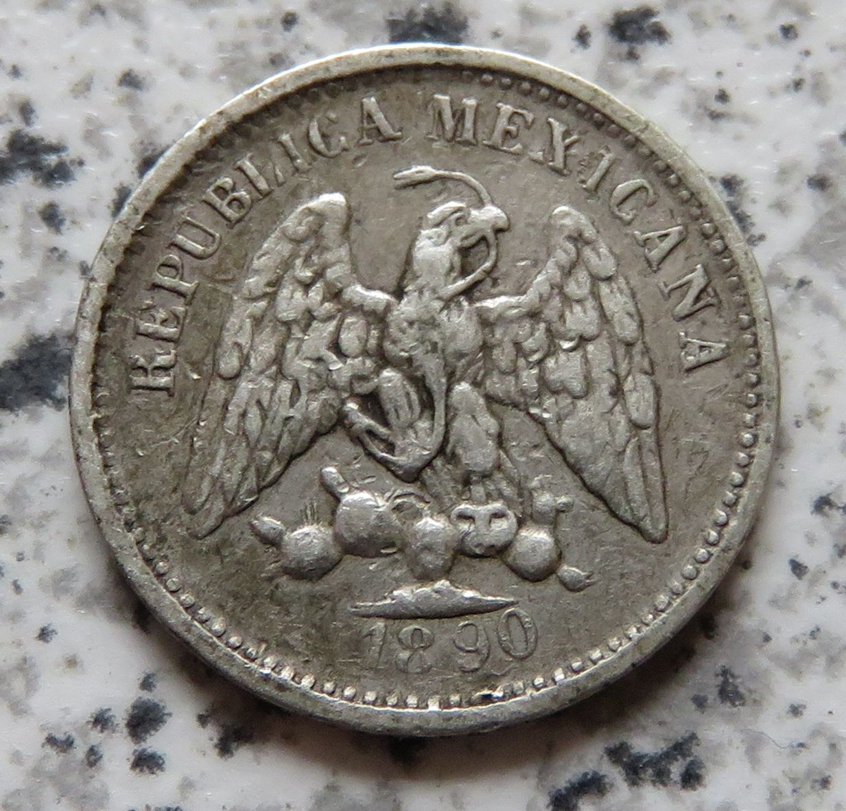  Mexiko 5 Centavos 1890 Mo   