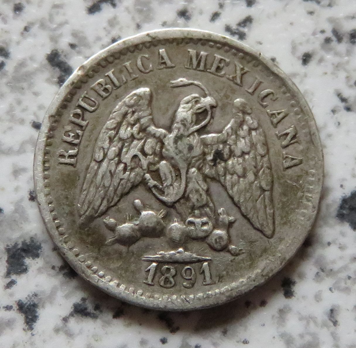  Mexiko 5 Centavos 1891 Mo   
