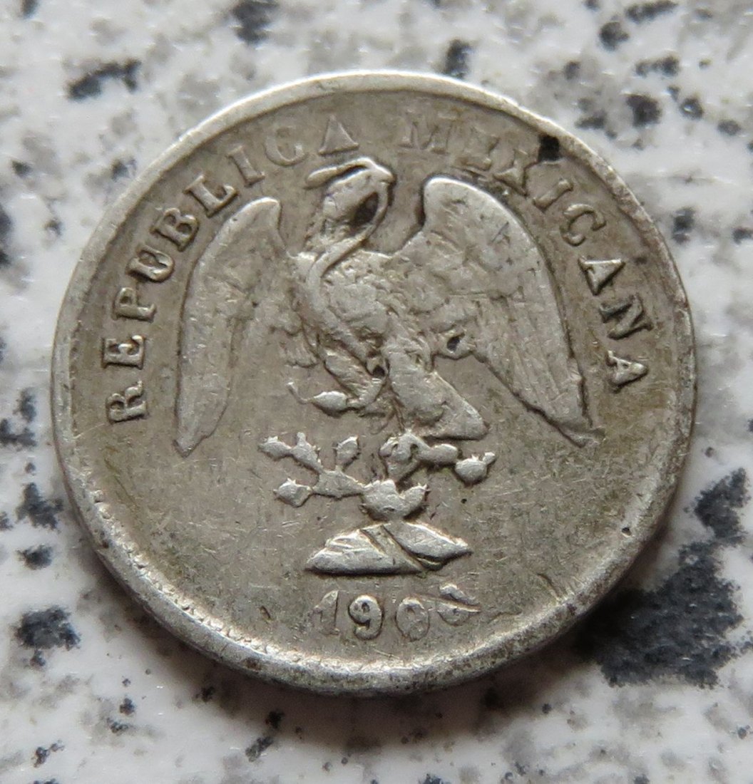  Mexiko 5 Centavos 1900 Mo M   