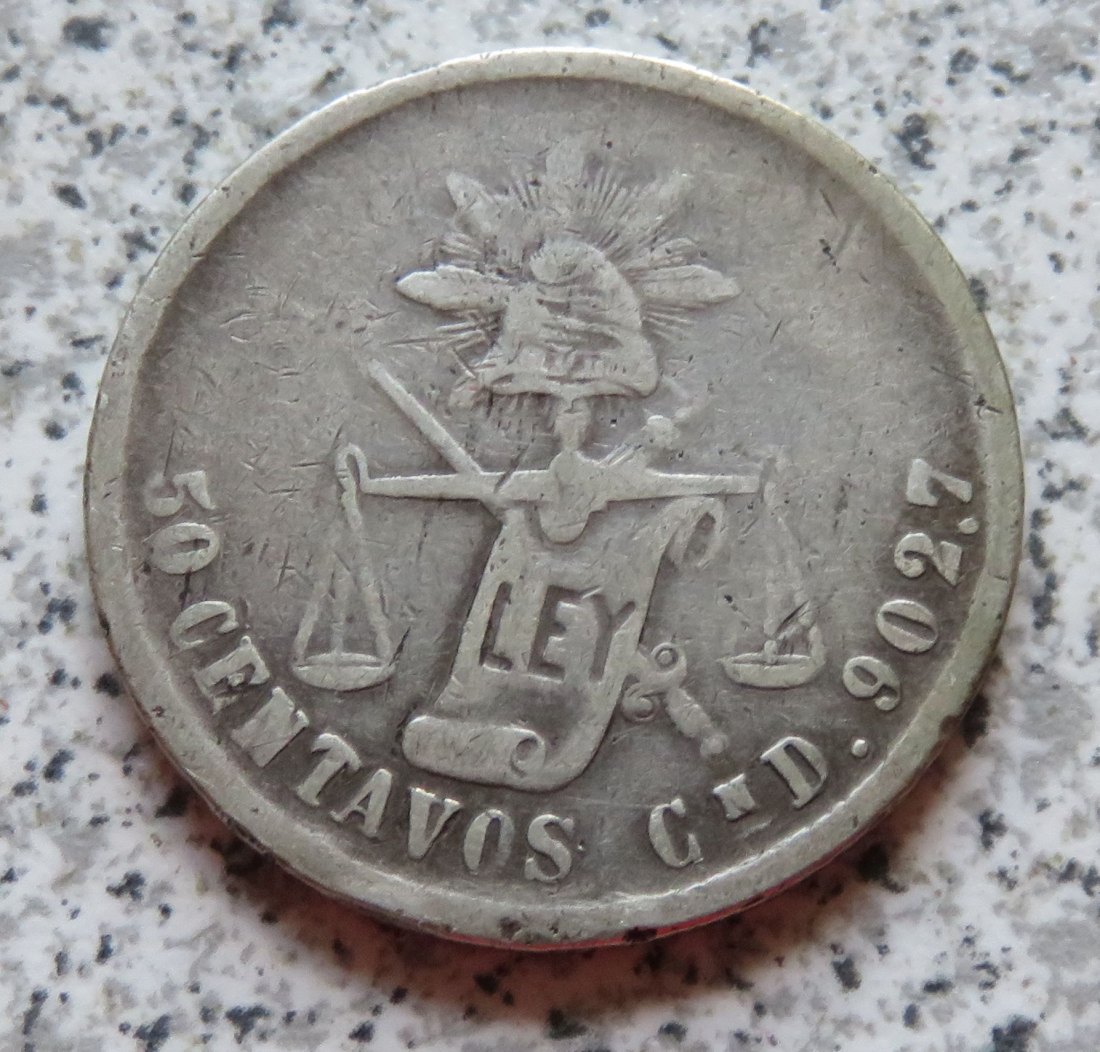  Mexiko 50 Centavos 1881 Cn D   