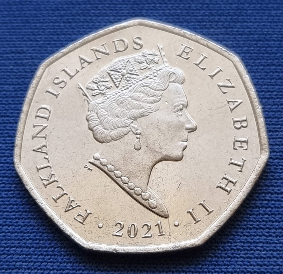  17062(4) 50 Pence (Falkland Inseln) 2021 in UNC ............................... von Berlin_coins   
