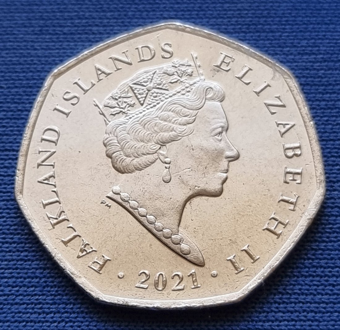  17061(3) 50 Pence (Falkland Inseln) 2021 in UNC ............................... von Berlin_coins   
