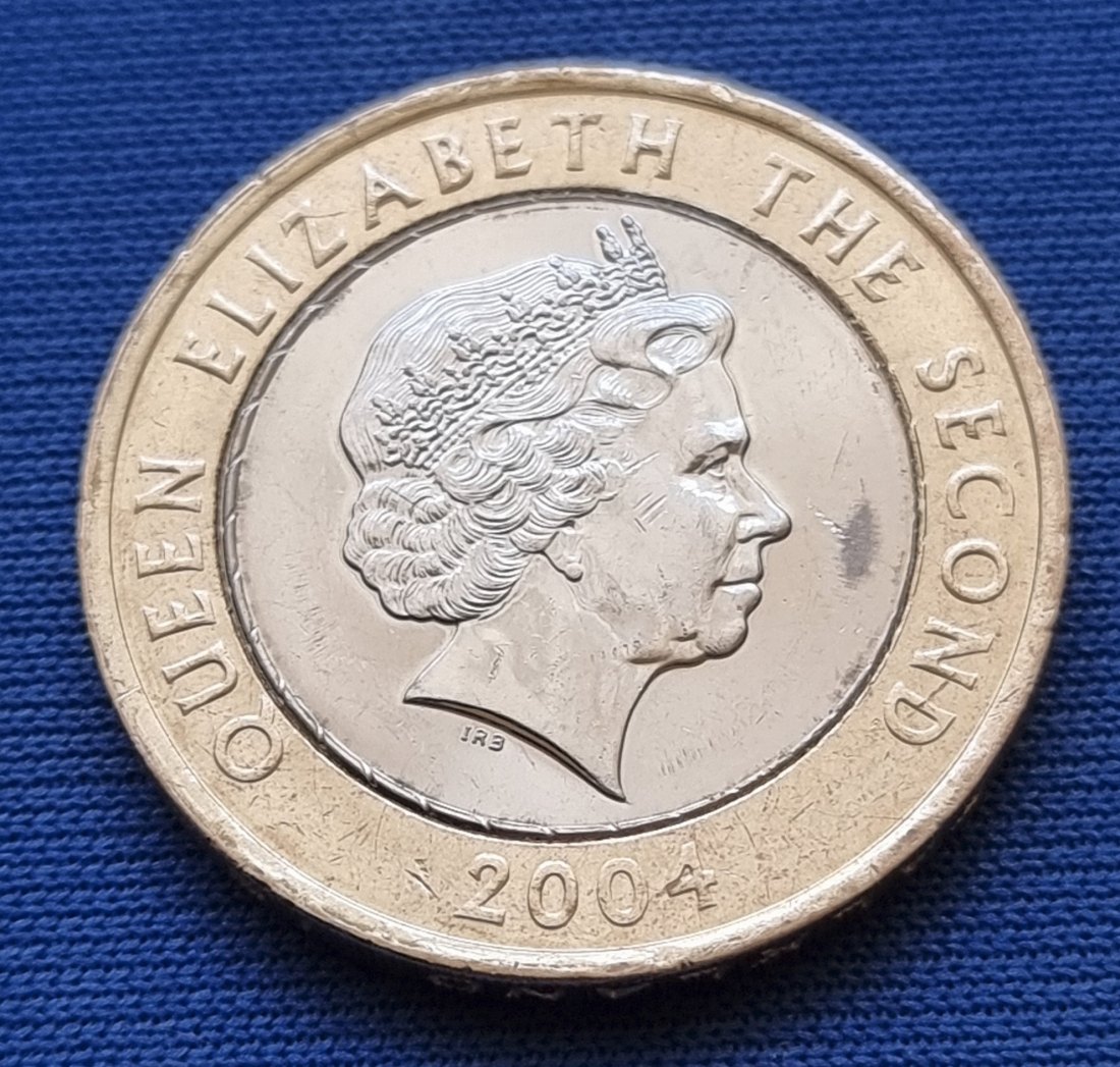  12439(6) 2 Pounds (Falkland Inseln) 2004 in UNC ................................... von Berlin_coins   