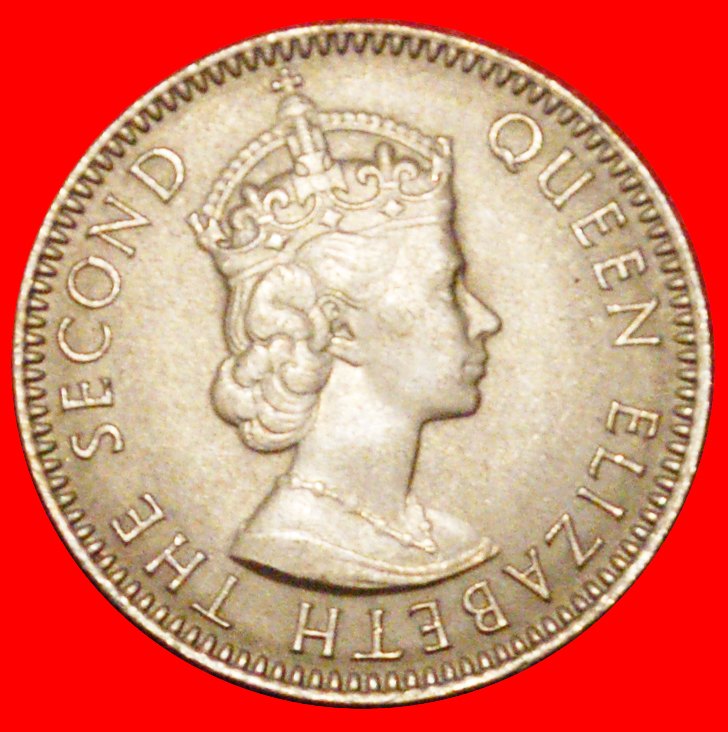  * GROSSBRITANNIEN (1953-1974): SEYCHELLEN★25 CENT 1973 STG ELISABETH II. (1953-2022)★OHNE VORBEHALT!   