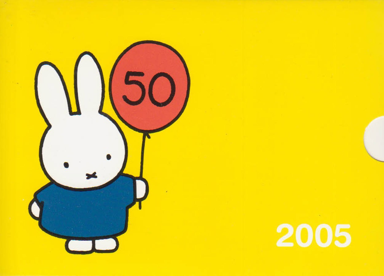  Offiz. Sonder-KMS Niederlande *50 Geburtstag von Nijntje* 2005 max 10.000 Stück!   