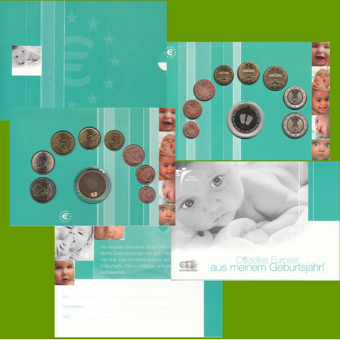  Offiz Sonder-KMS BRD *Babysatz* 2002 nur 10.000St!   