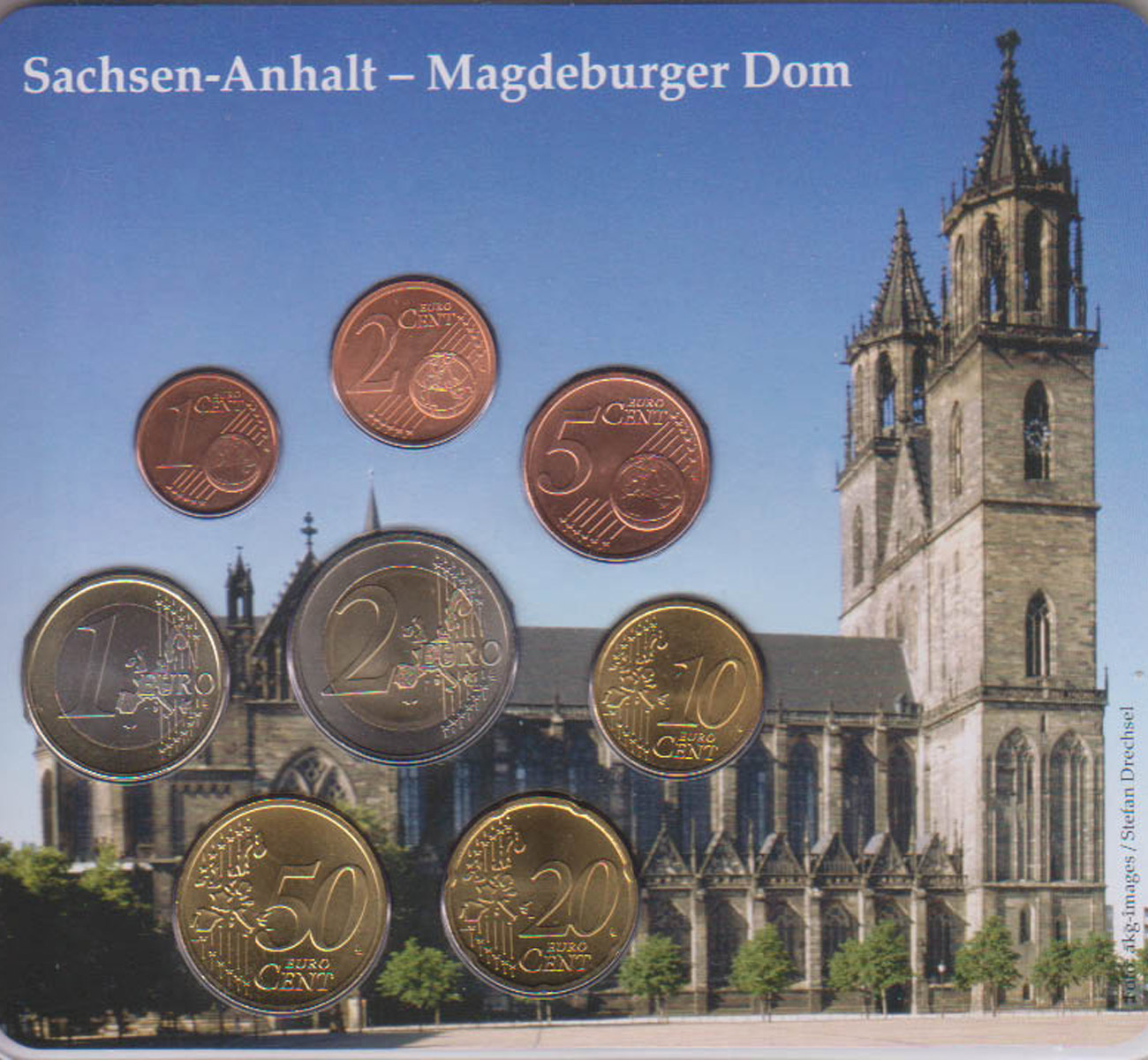  Sonder-KMS BRD mit *Sachsen-Anhalt - Magdeburger Dom* 2003 nur 500 Stück!   