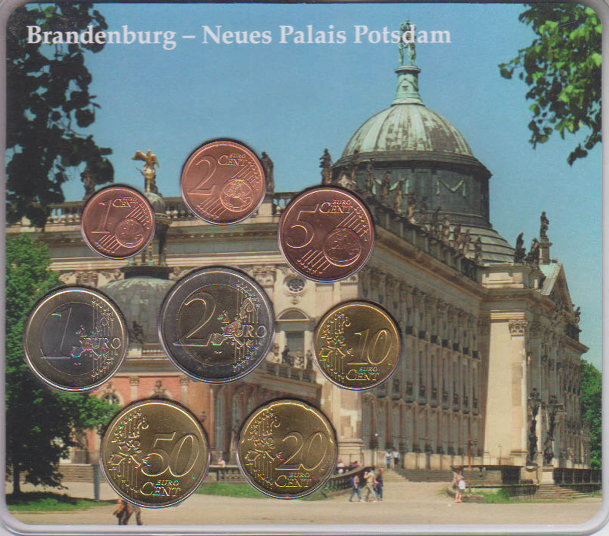  Sonder-KMS BRD mit *Brandenburg - Neues Palais Potsdam* 2003 nur 500 Stück!   
