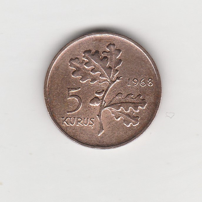  5 Kurus Türkei 1968 (N119)   