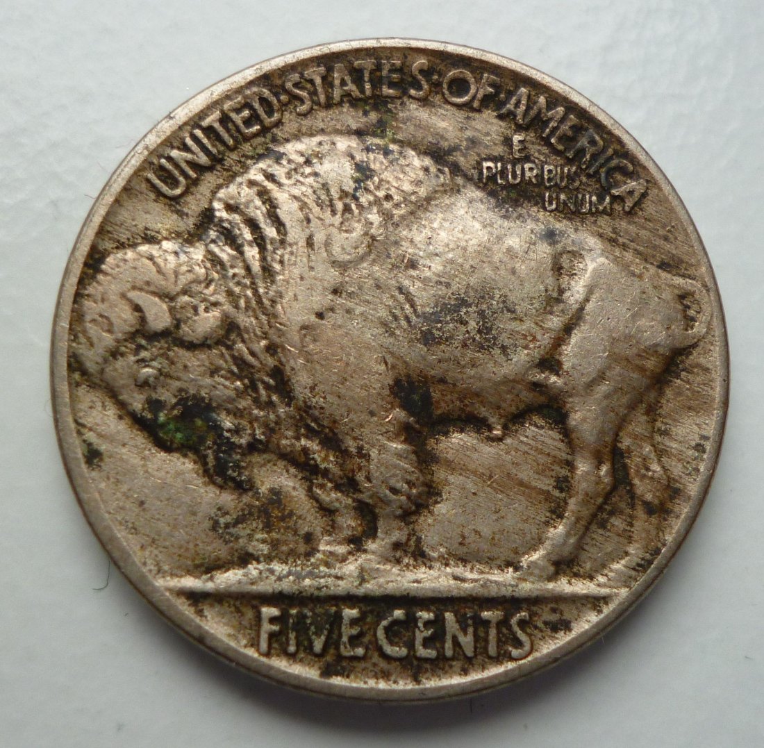  USA 5 Cents 1919 Indianerkopf/Büffel   