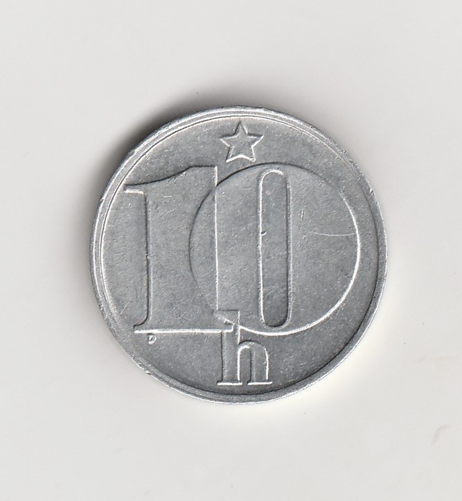  10 Heller  Tschechoslowakei 1975 (N123)   