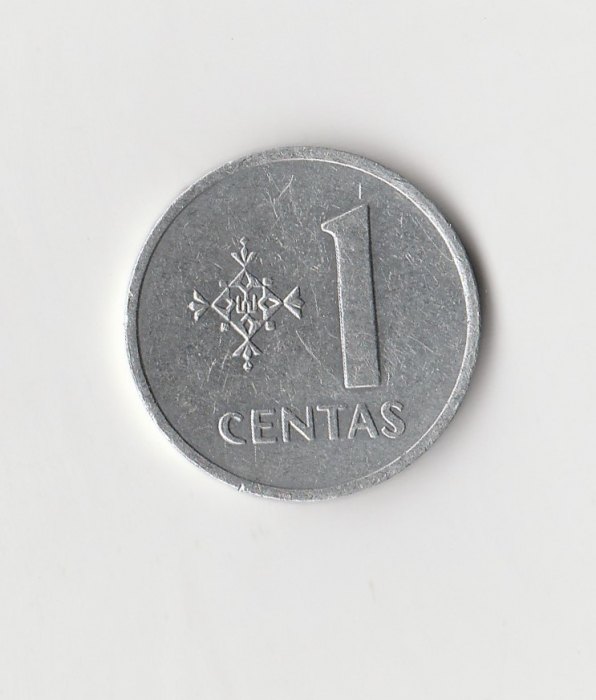 Litauen (N124 1 Centai 1991 