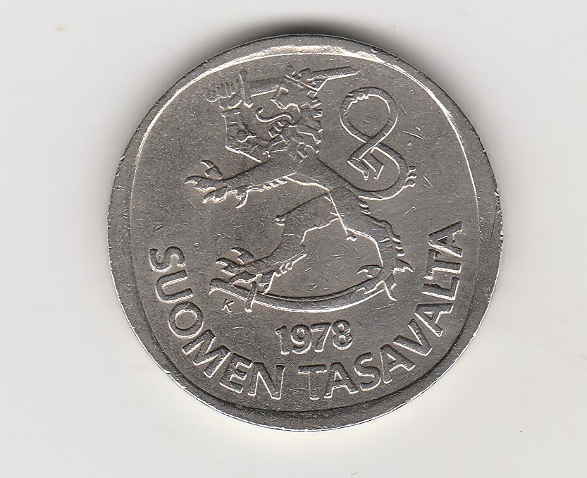  1 Markka Finnland 1978 (N125)   