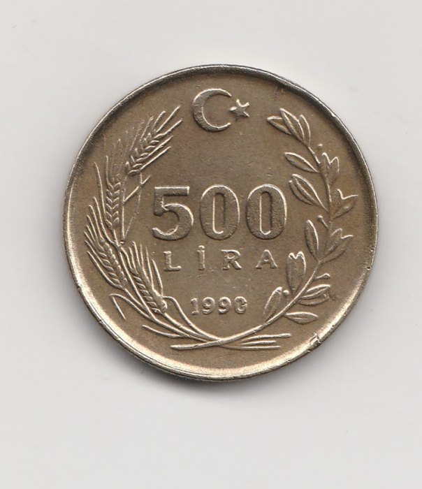  500 Lira Türkei 1990 (N128)   