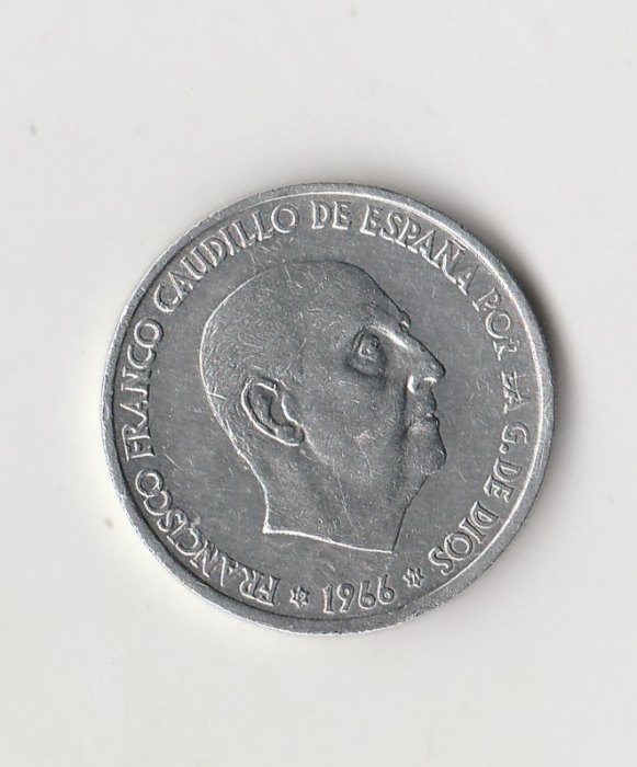  50 Centimos Spanien 1966 (N131)   