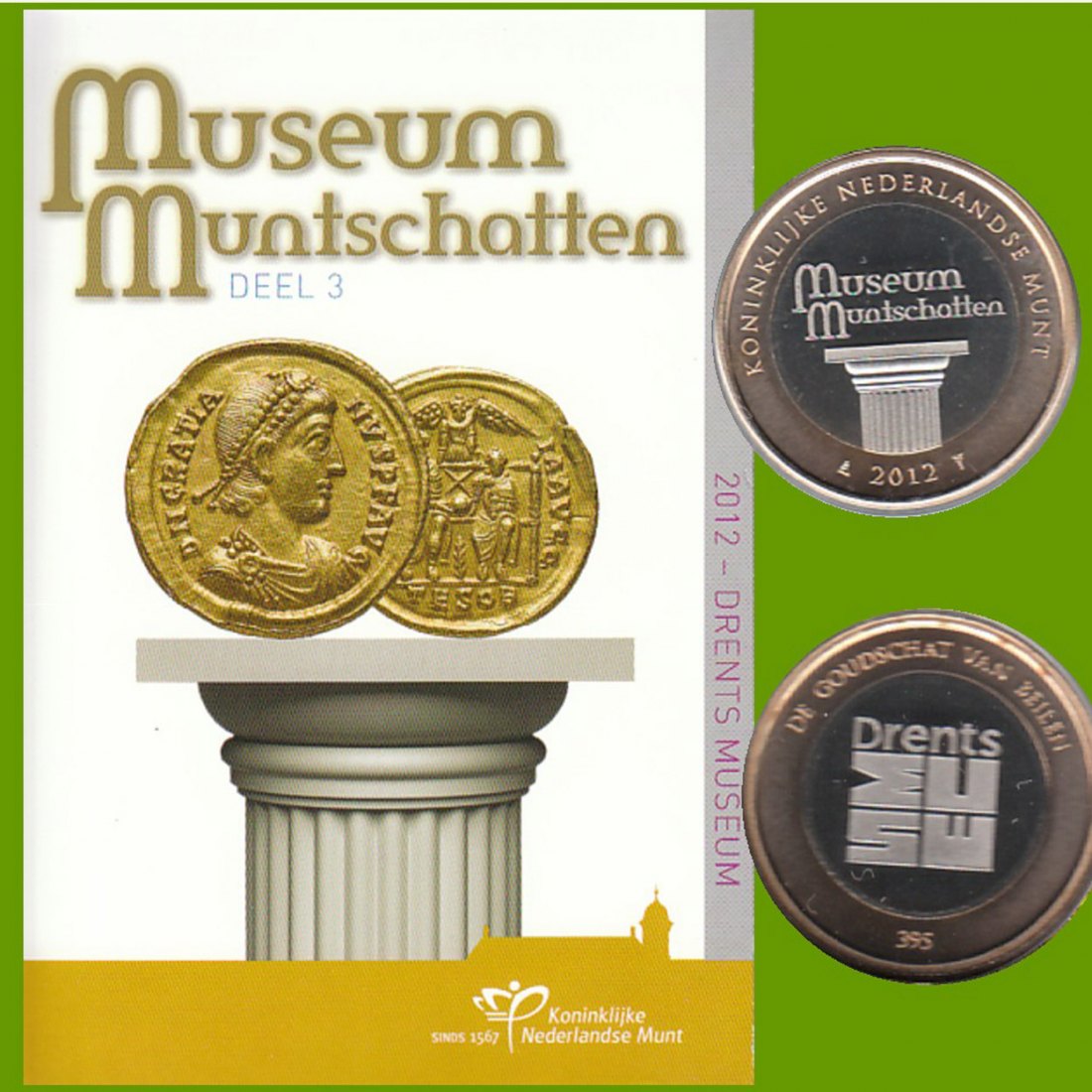  Offiz. Sonder-KMS Niederlande *Drents Museum* 2012 nur 2.900 Stück!   