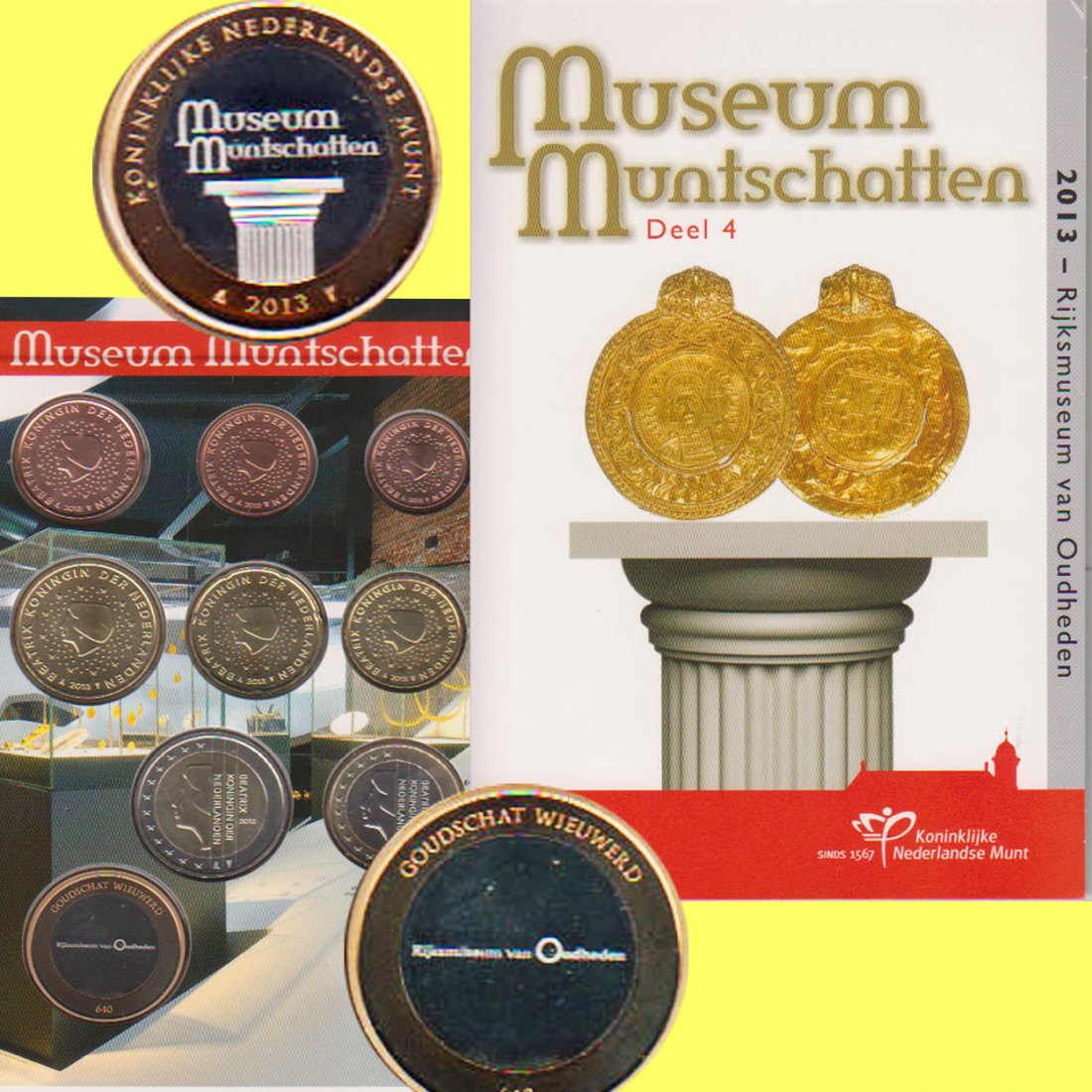  Offiz. Sonder-KMS Niederlande *Rijksmuseum van Oudheden* 2013 nur 2.250 Stück!   