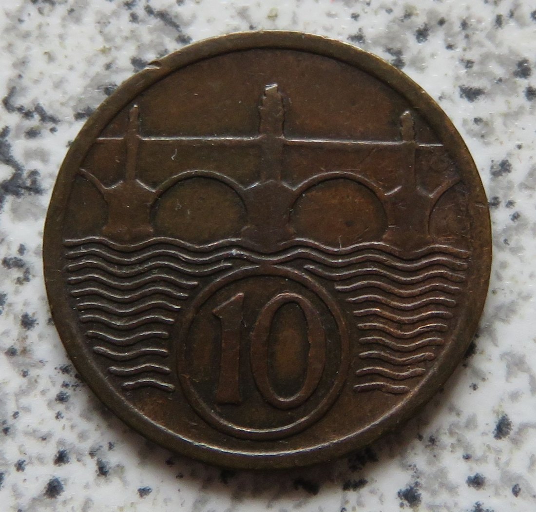  Tschechoslowakei 10 Heller 1925   