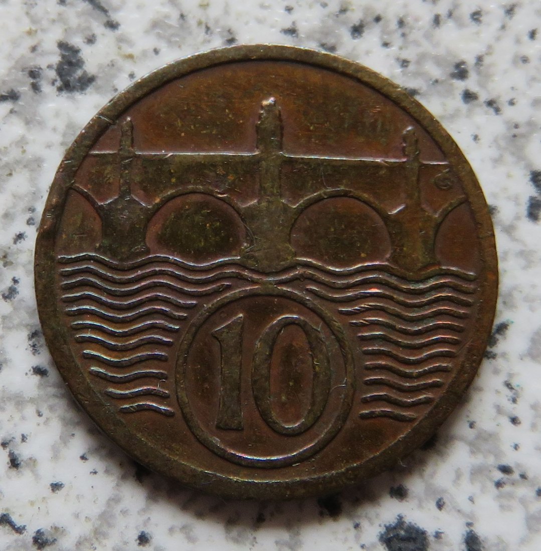  Tschechoslowakei 10 Heller 1934   