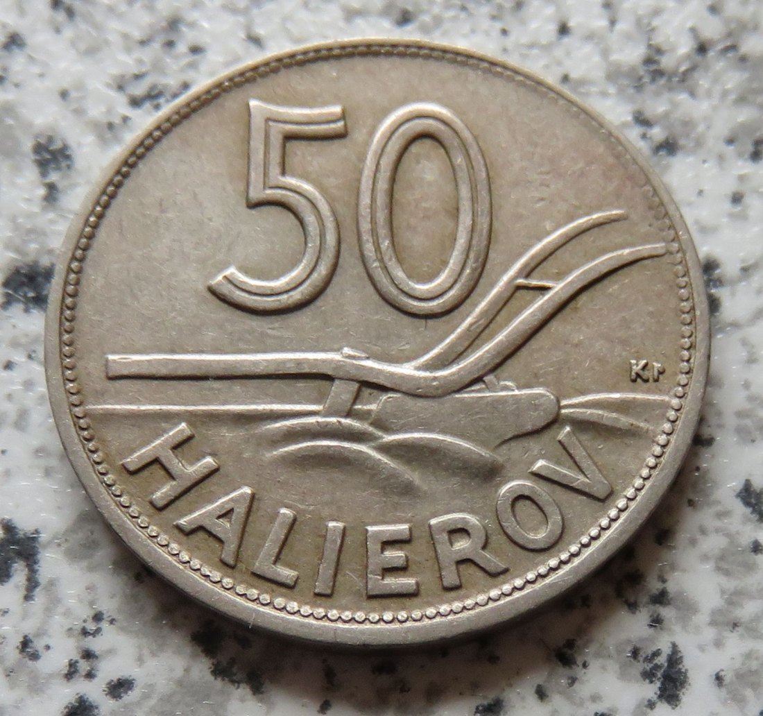 Slowakei 50 Heller 1940, selten   