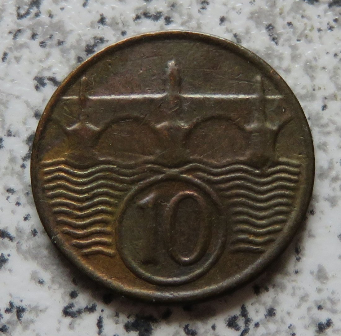  Tschechoslowakei 10 Heller 1933   