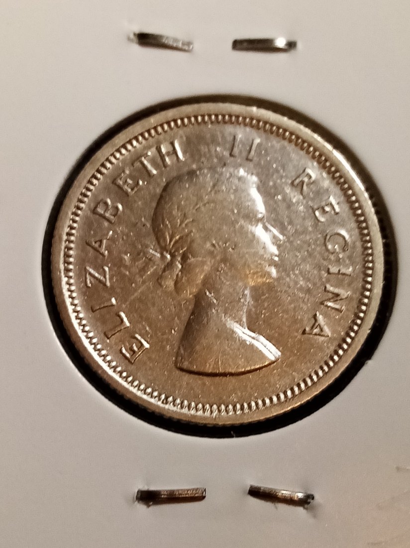  South Africa - 1 Shilling 1956 silber   
