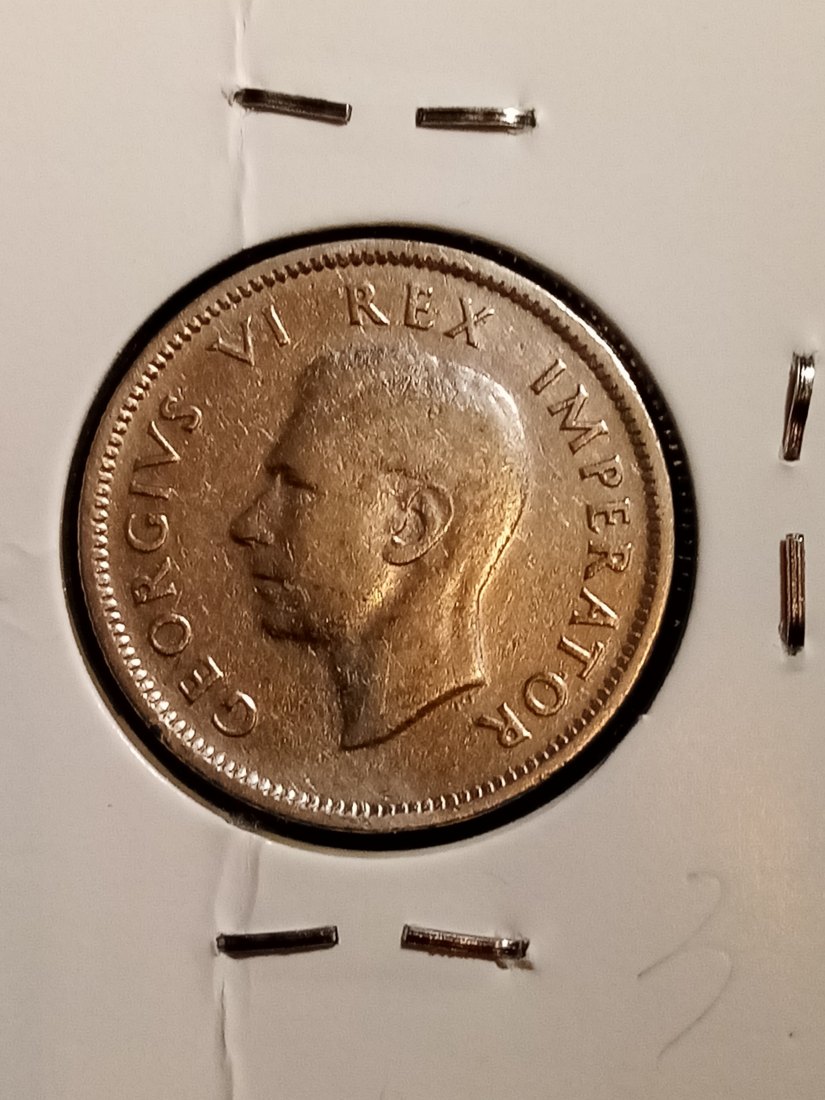  South Africa - 1 Shilling 1943 silber   