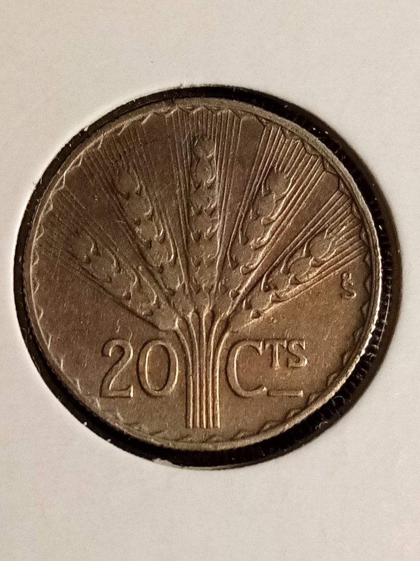  Uruguay - 20 Centésimos 1942 silber   