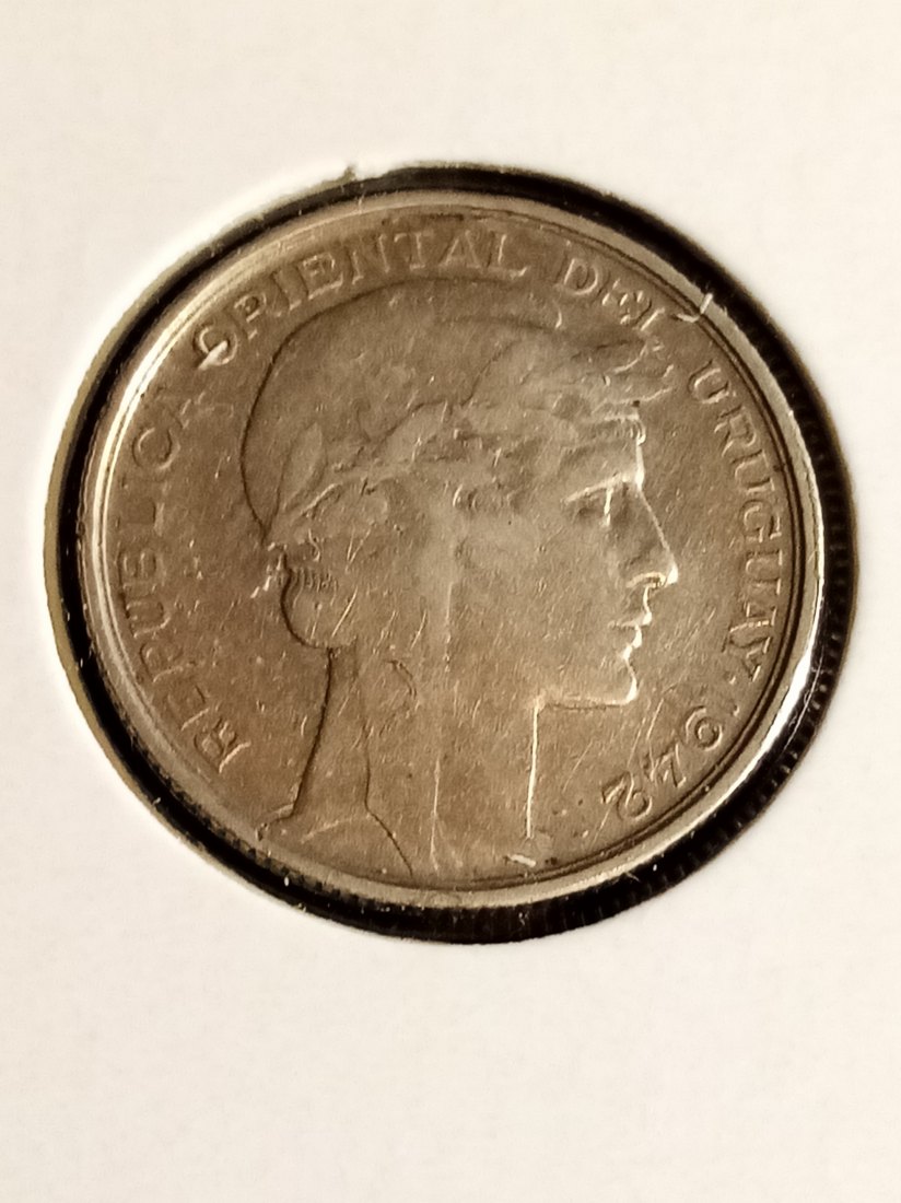  Uruguay - 20 Centésimos 1942 silber   