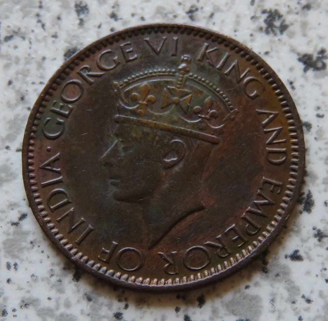  Ceylon 1 Cent 1945   