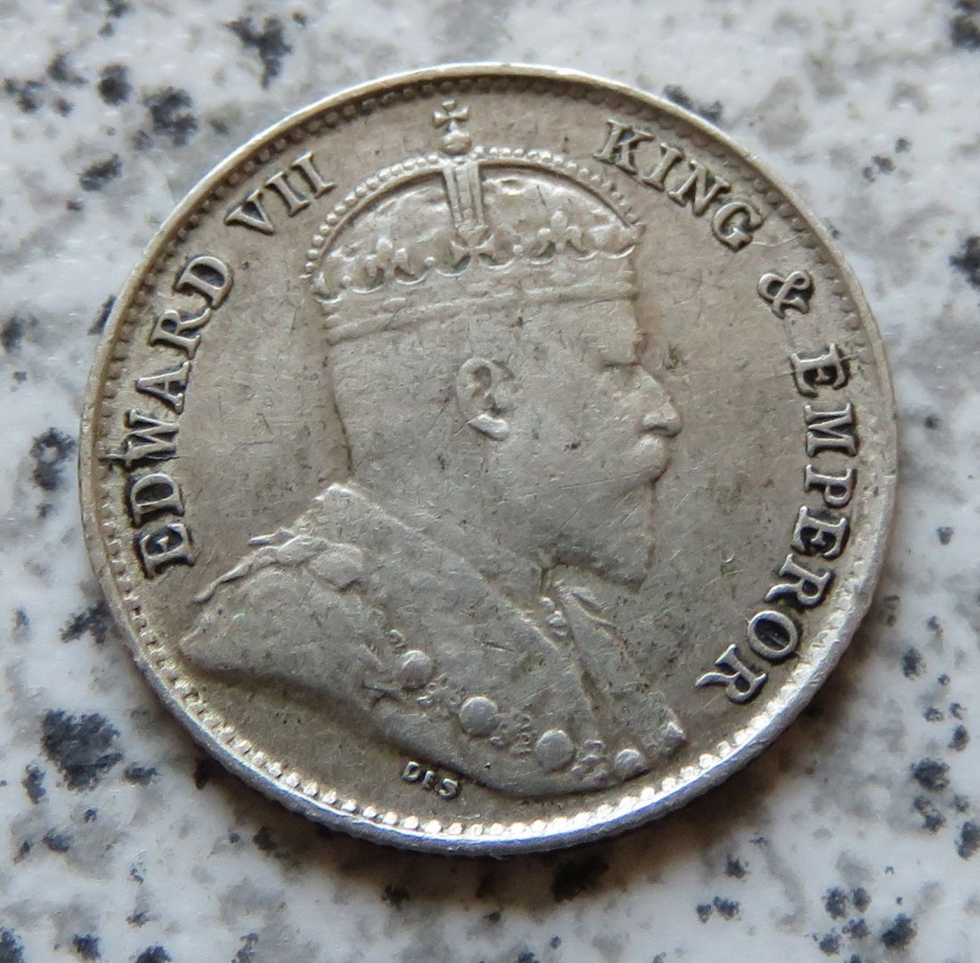  Ceylon 10 Cents 1908   