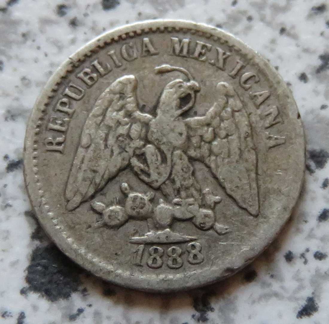 Mexiko 5 Centavos 1888 Mo   