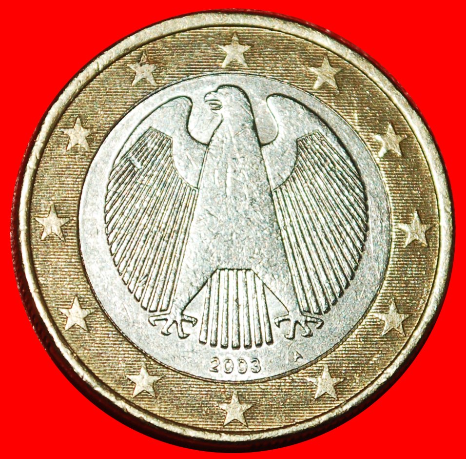  * PHALLIC TYPE (2002-2006): GERMANY ★ 1 EURO 2003A!★LOW START ★ NO RESERVE!   