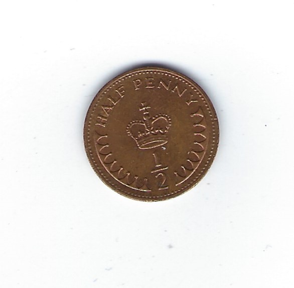  Großbritannien 1/2 Penny 1982   