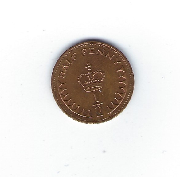  Großbritannien 1/2 Penny 1982   