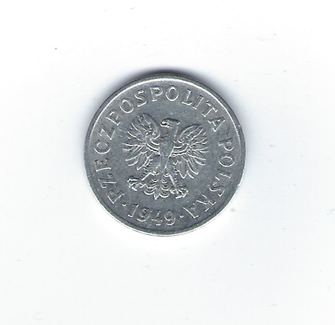  Polen 20 Groszy 1949 Aluminium   