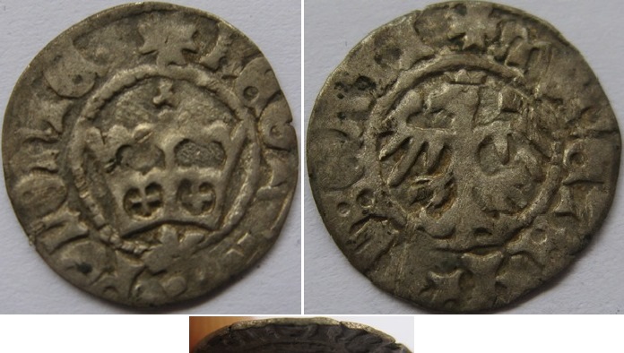  1492-1501, Königreich Polen-1 Pólgrosz, Silbermünze, Münzstätte Krakau   