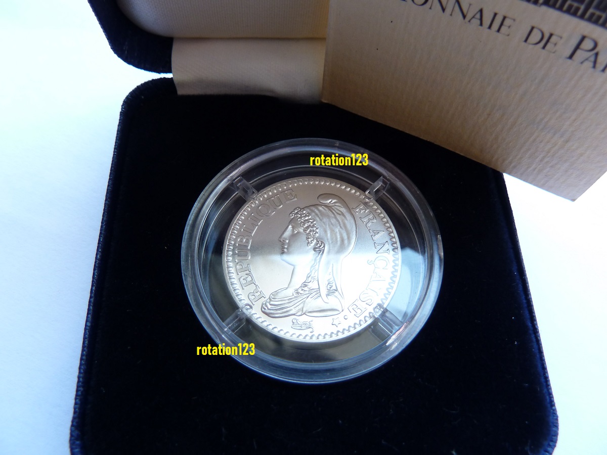  Frankreich 1 Franc 1992 Silber ** Max. 10.000 Ex **   