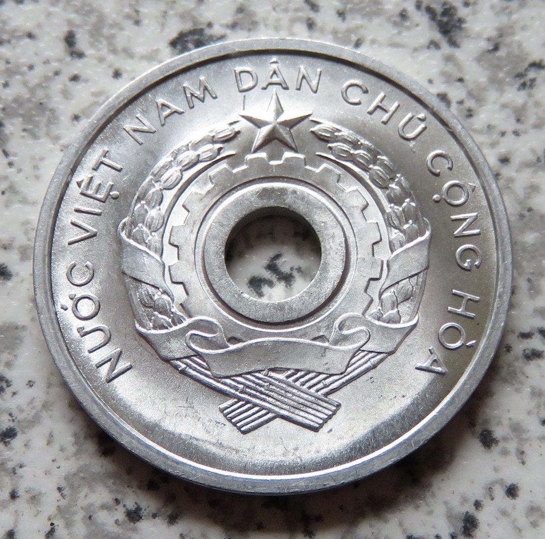  Vietnam 2 Xu 1958, Erhaltung   