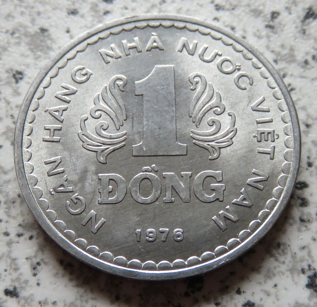  Vietnam 1 Dong 1976, Erhaltung   