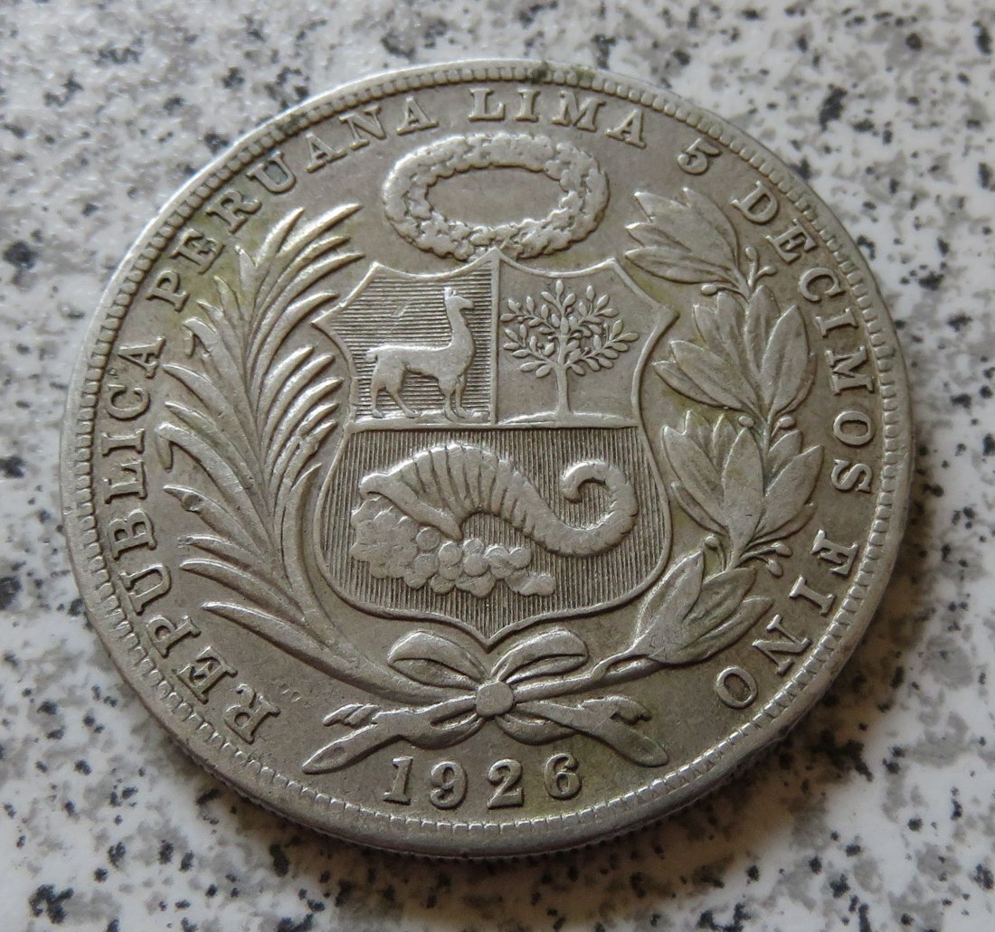  Peru 1 Sol 1926   