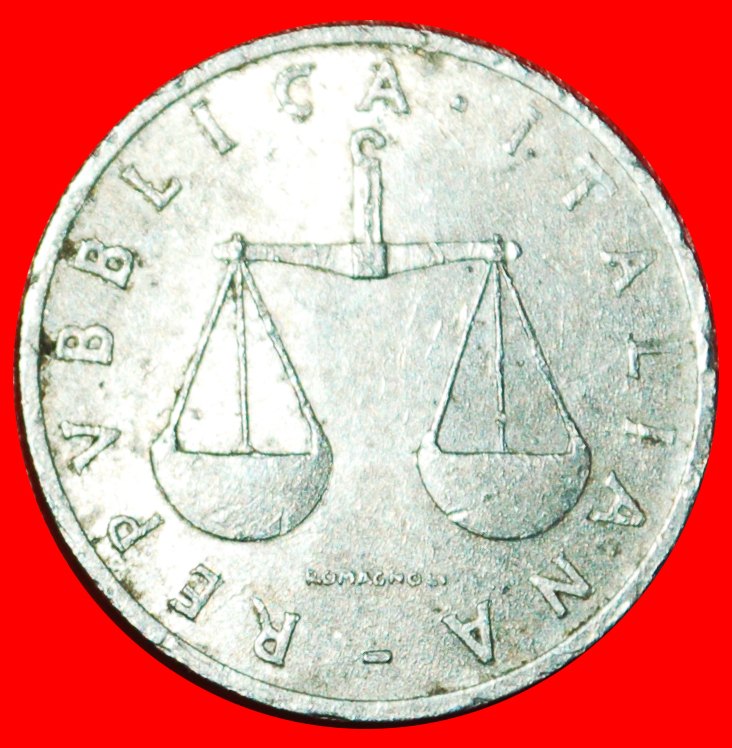  * FÜLLHORN (1951-2001): ITALIEN ★ 1 LIRA 1953R ASTRONOMIE! ★OHNE VORBEHALT!   