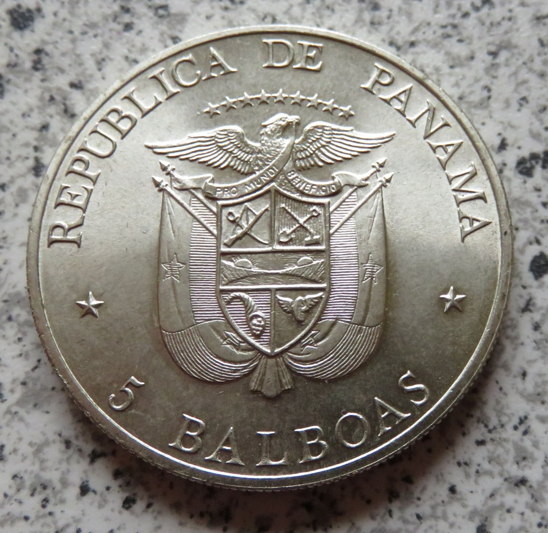  Panama 5 Balboas1972   